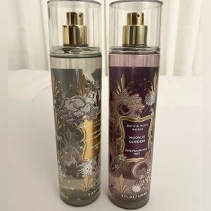 Brand New Bottles Of Moonlit Goddess And Snowflakes &Cashmere Body Mist